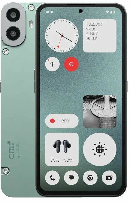 Смартфон CMF Phone 1 8/256 ГБ, Dual nano SIM, зелeный